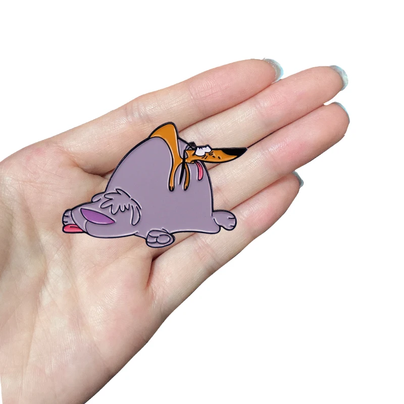 

D0050 Cute Cartoon dog Enamel Pin Women's Brooches on Clothes Lapel Pins for Backpack Badges Anime Accessories for Kids Gifts