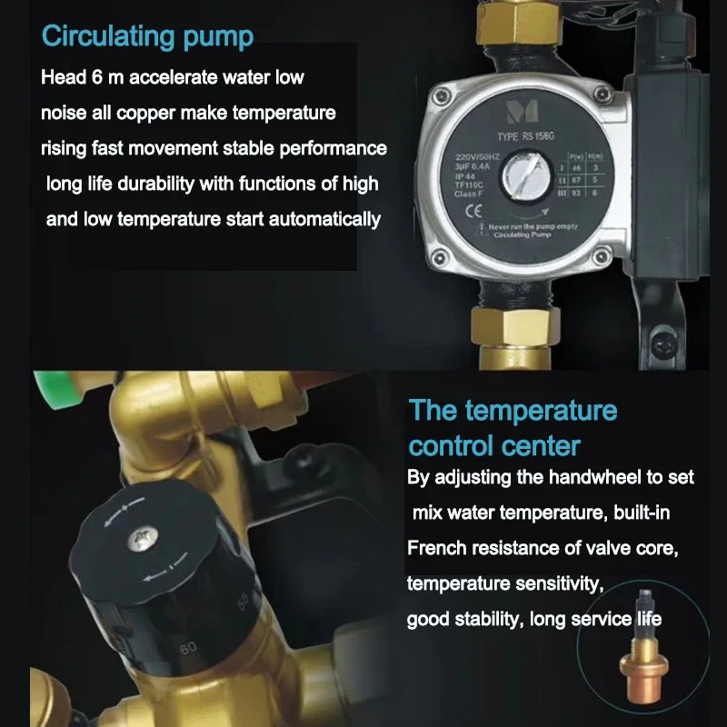DF-1009 Циркуляционный насос для подогрева пола горячей и холодной воды система