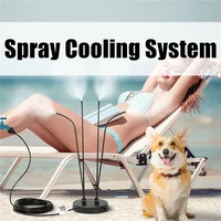 outdoor terrace standing spray cooling system for yard cooling garden plant watering pet cooling children playing dropshipping
