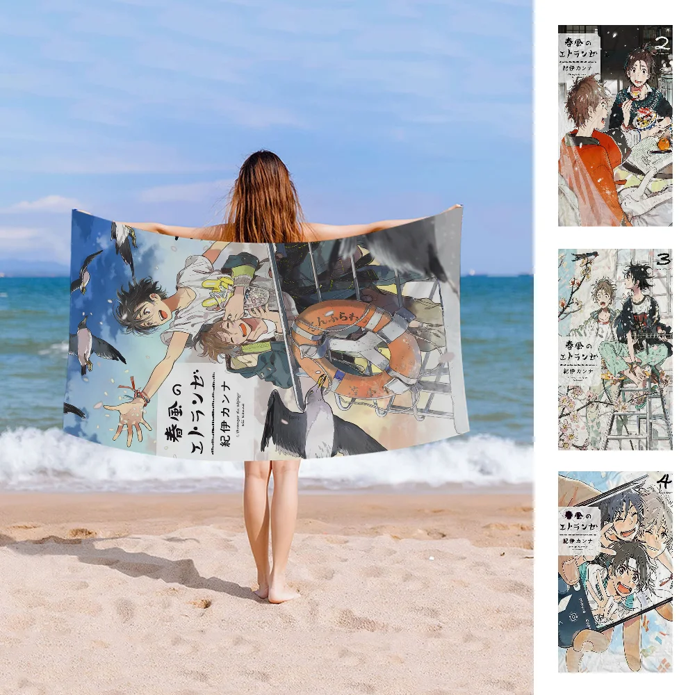 Umibe No Etranger большие пляжные полотенца из микрофибры быстросохнущее полотенце