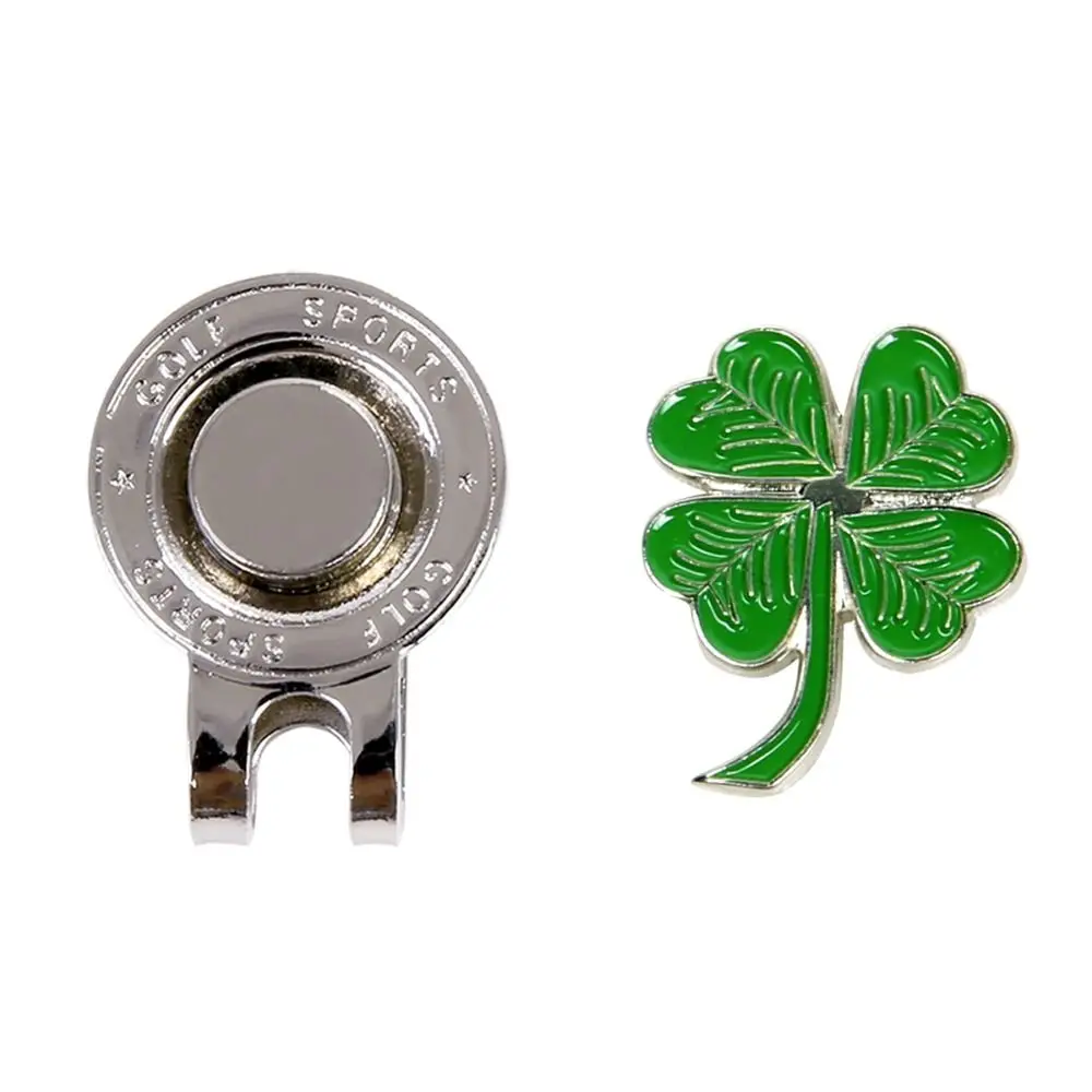 Equipment Golf Hat Clip Four Leaf Clover Golf Ball Marker Go