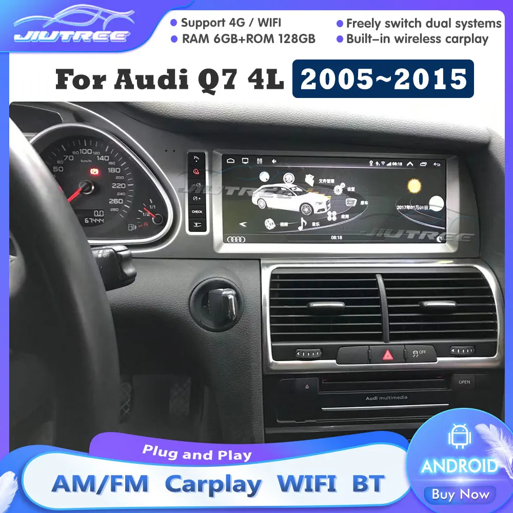 

Автомагнитола 2din 128 ГБ Android для Audi Q7 4L 2005 ~ 2015 MMI 2G 3G GPS-навигация Автомобильная Мультимедийная Автомагнитола carplay Google стерео