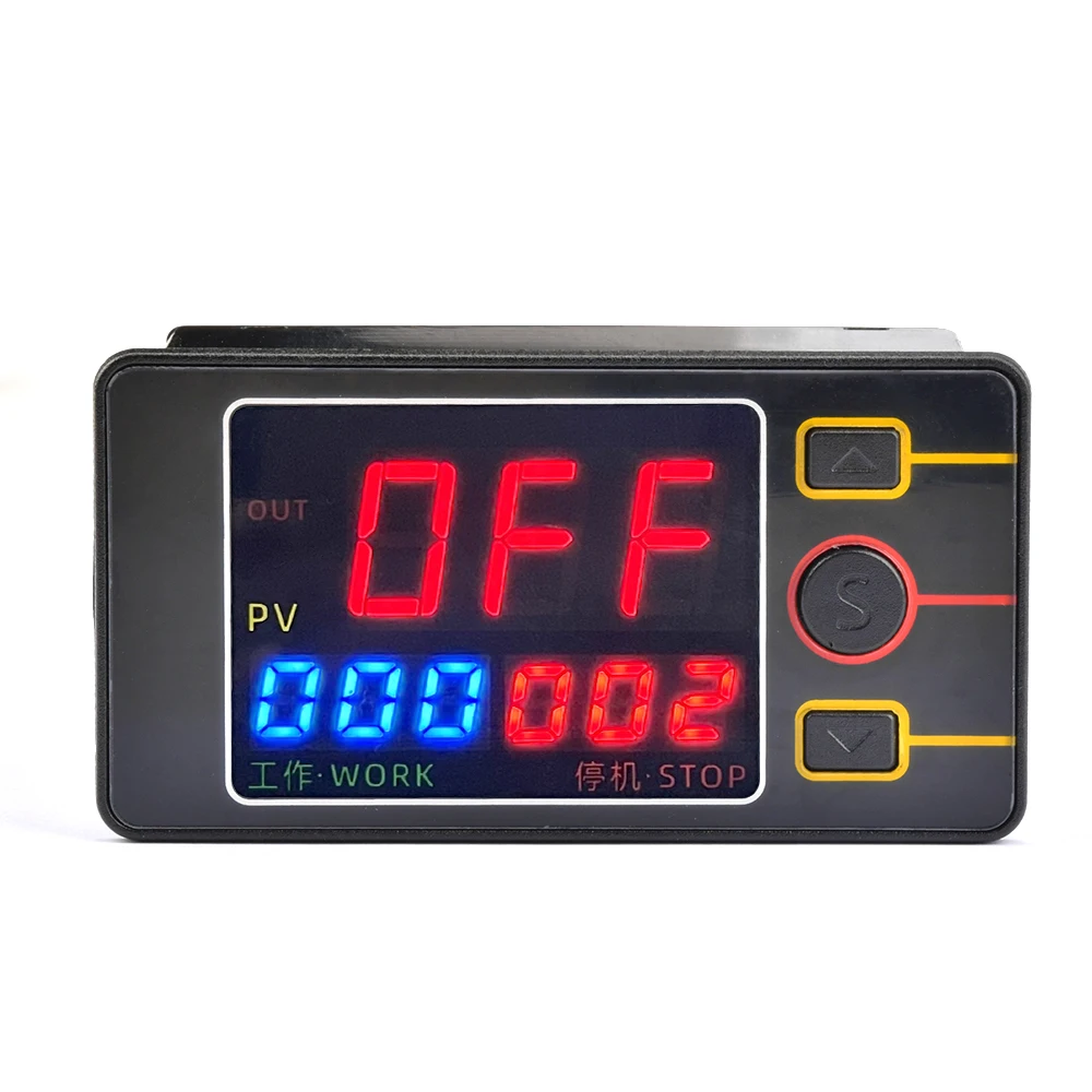 

Gaqqee Exclusive TS4586 LCD Digital Display Time Control Relay Control Module Active Output DC12V DC24V AC110-220V