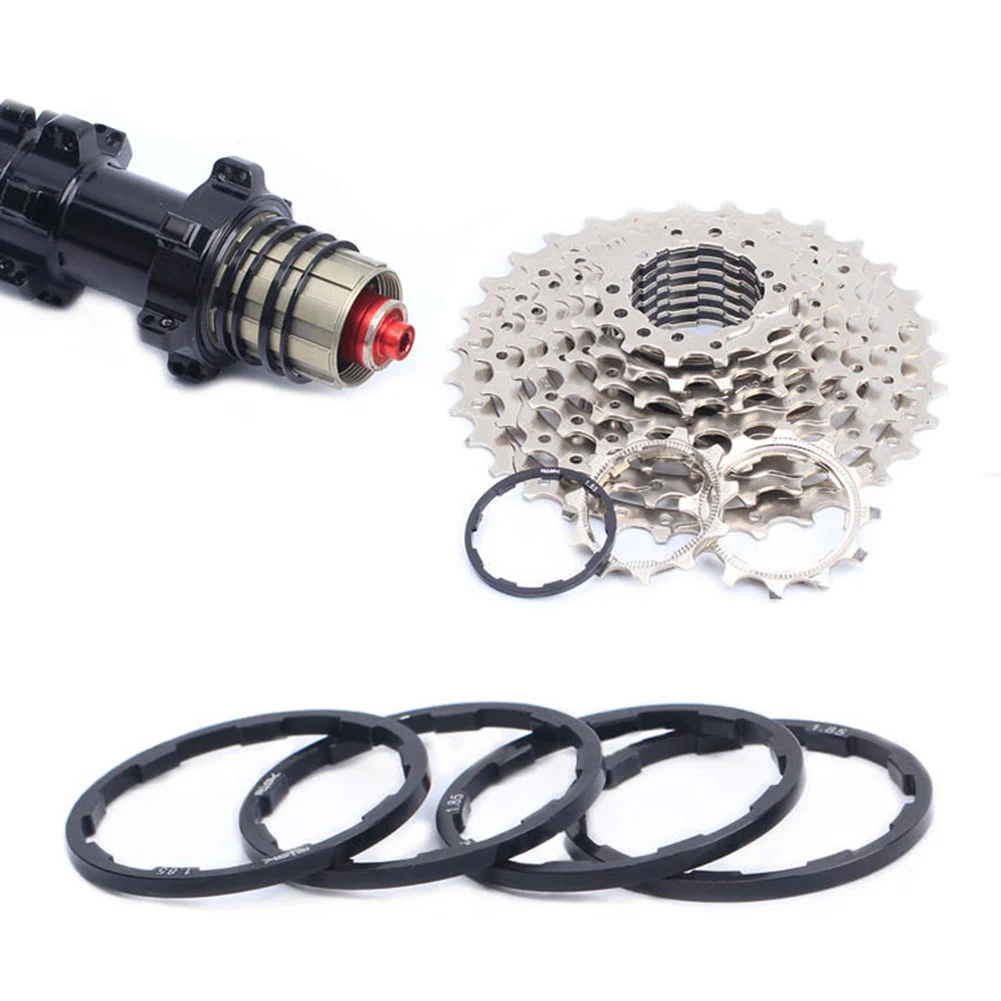 

Bicycle Freewheel Body Base Washer 1.0/1.5/2.0mm Multi-specification Aluminum Alloy Washer RA107 For HG Freewheel / Flywheel