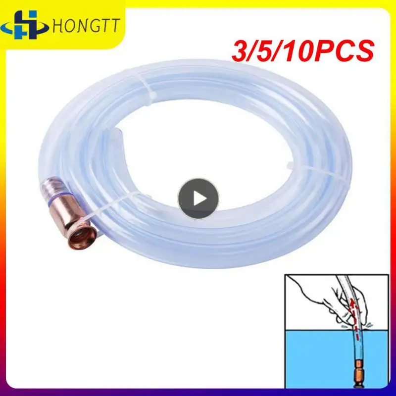 

3/5/10PCS Gasoline Fuel Water Shaker Small Manual Pumping Oil Pipe Fittings Universal Siphon Oil Suction Device Portable