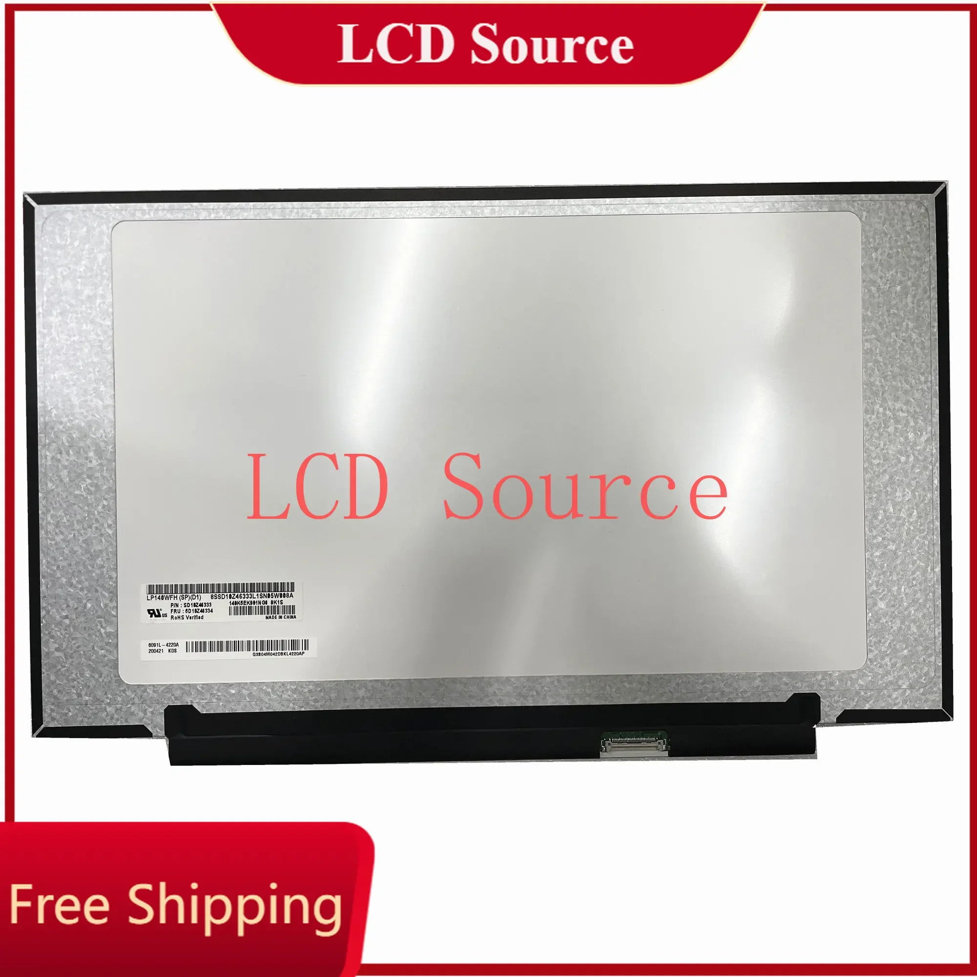LP140WFH SPD1 подходит для NV140FHM-N48 B140HAN04.1 LP140WFH-SPD3 N140HCA-EAC EDP LCD