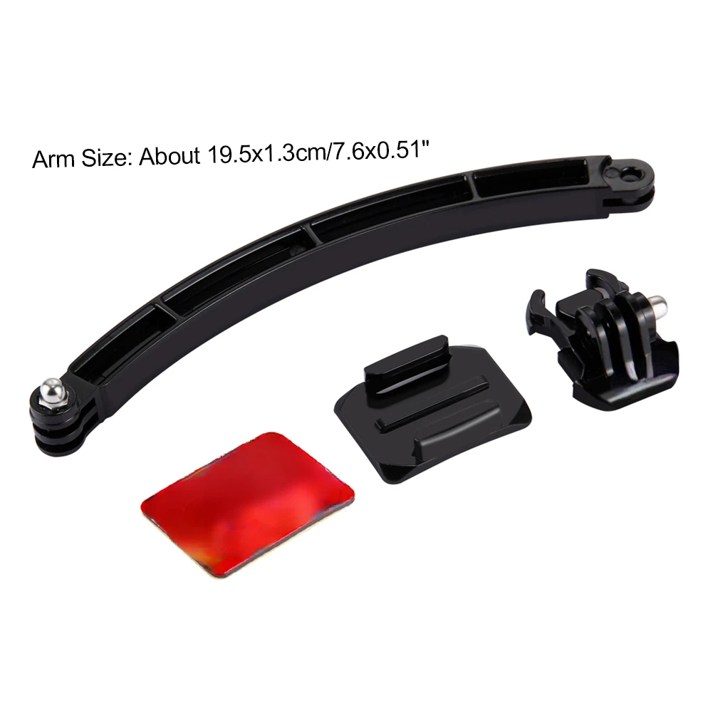 

2022 jmt new For Gopro Accessories Helmet Arm Extension Pole Selfie Stick Mount For GoPro HERO 7 6 5 4 3 SJCAM Sports Camera Acc