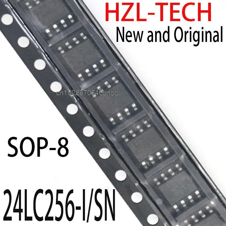 Новые и оригинальные SOP-8 24LC256T-I/SN 24LC32 24LC32-I/SN 24LC32 24LC02BI 24LC02 24LC256-I/SN 24LC32A-I/SN 24LC02BT-I/SN, 10 шт.