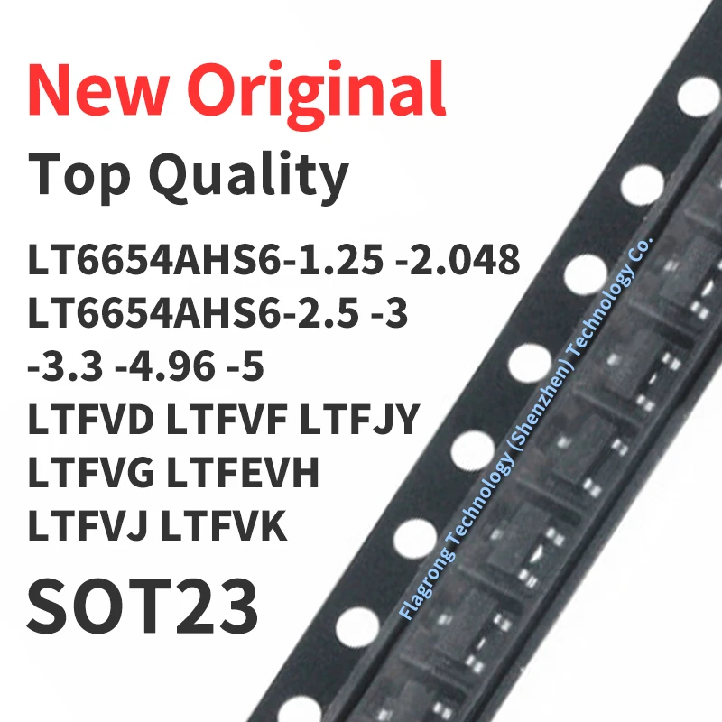 

1 шт LT6654AHS6-1.25 LT6654AHS6-2,048-2,5-3-3,3-4,096-5 Silkscreen LTFVD LTFVF LTFJY LTFVG LTFEVH LTFVJ LTFVK SOT23 Chip