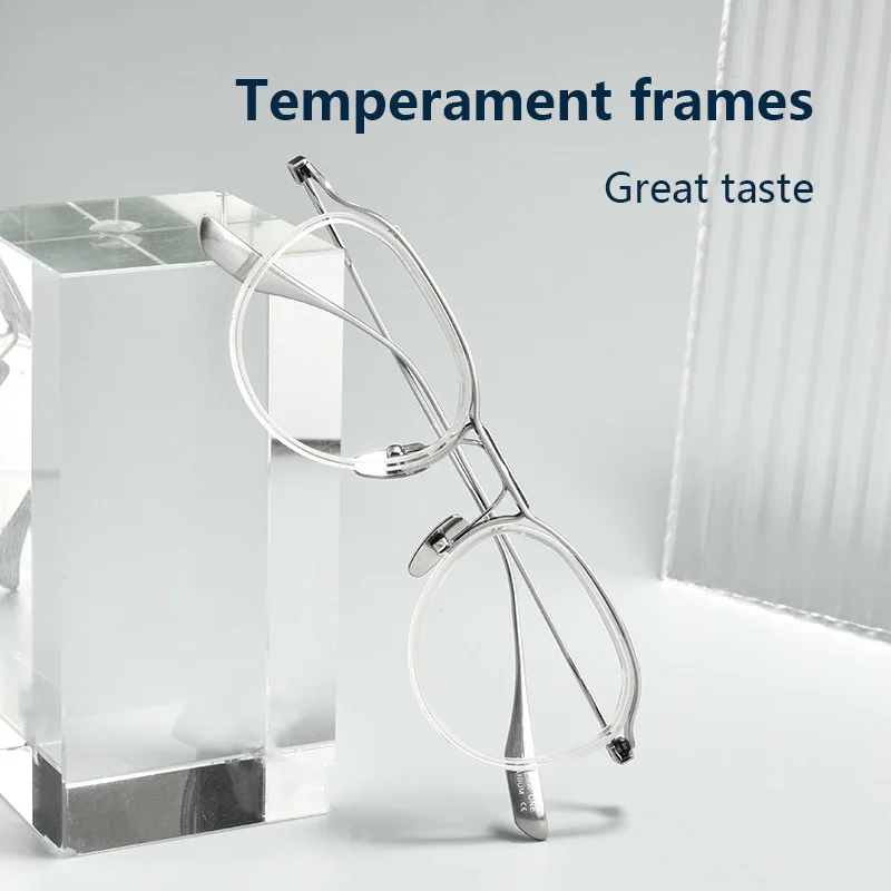 Новинка 2023 титановая ацетатная оправа для очков Мужская оптическая по рецепту