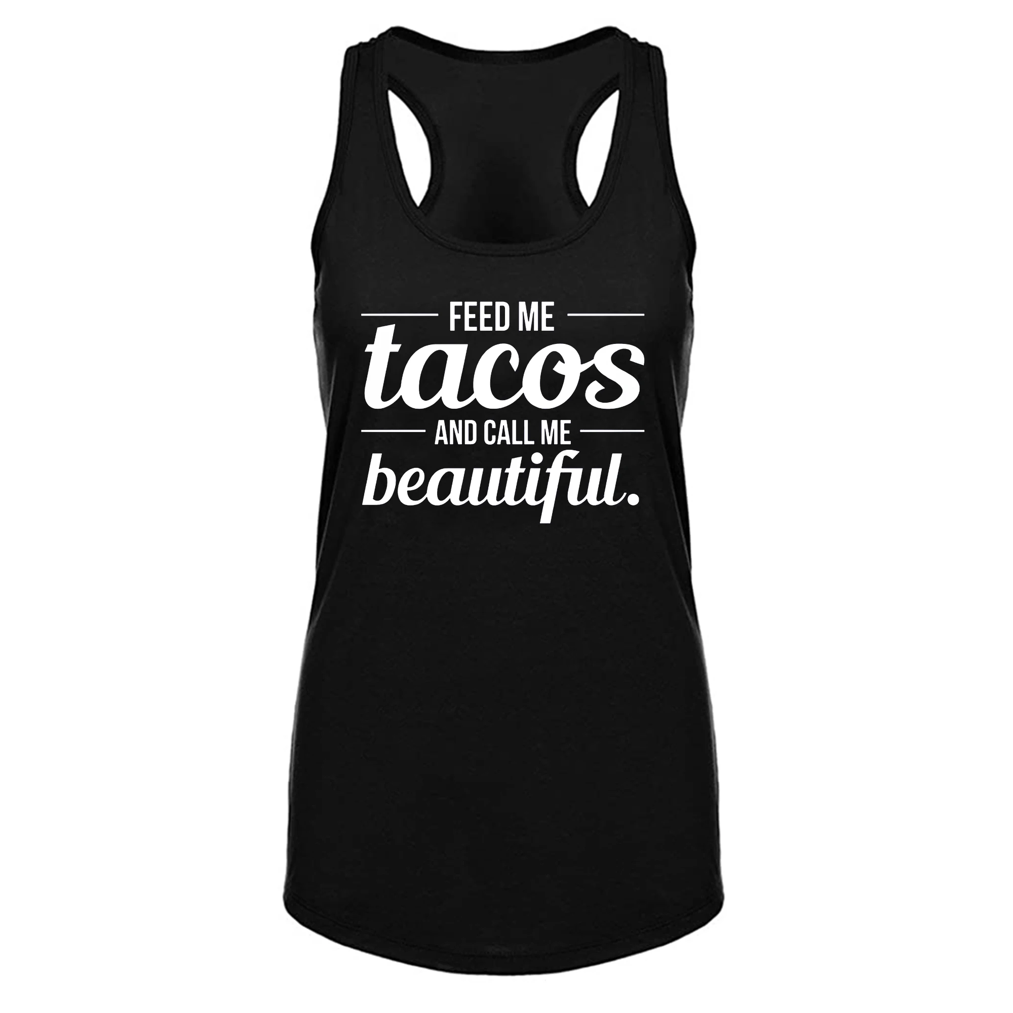 

Женская майка Lyprerazy с надписью «Feed Me Tacos», с надписью «Call Me»