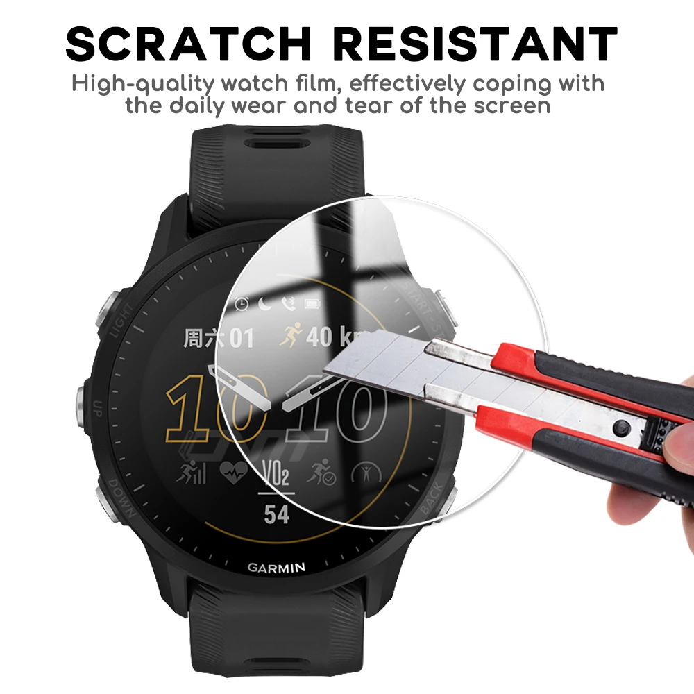 Закаленное стекло для Garmin Forerunner 955 255 255S Music Smart Watch Screen Protector Взрывозащищенная
