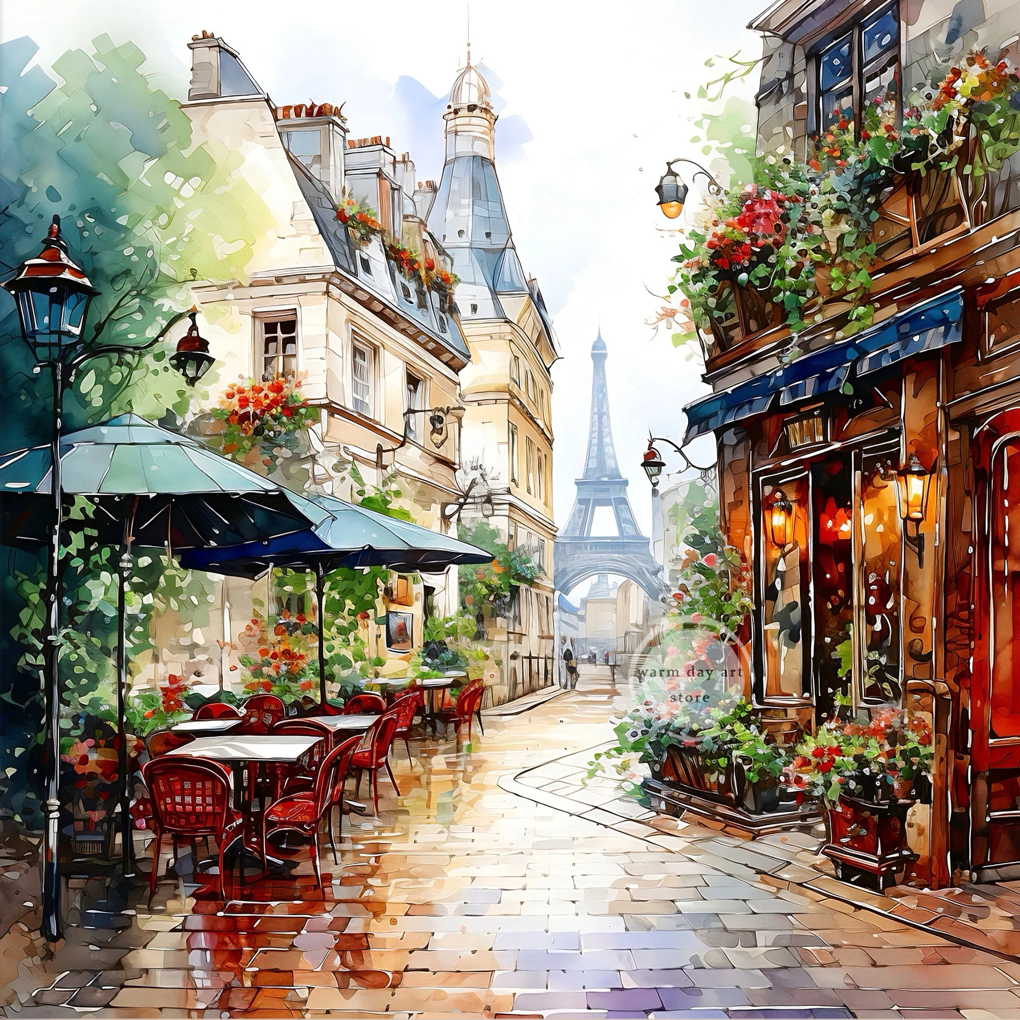 

Картина на холсте "Париж, Лондон"