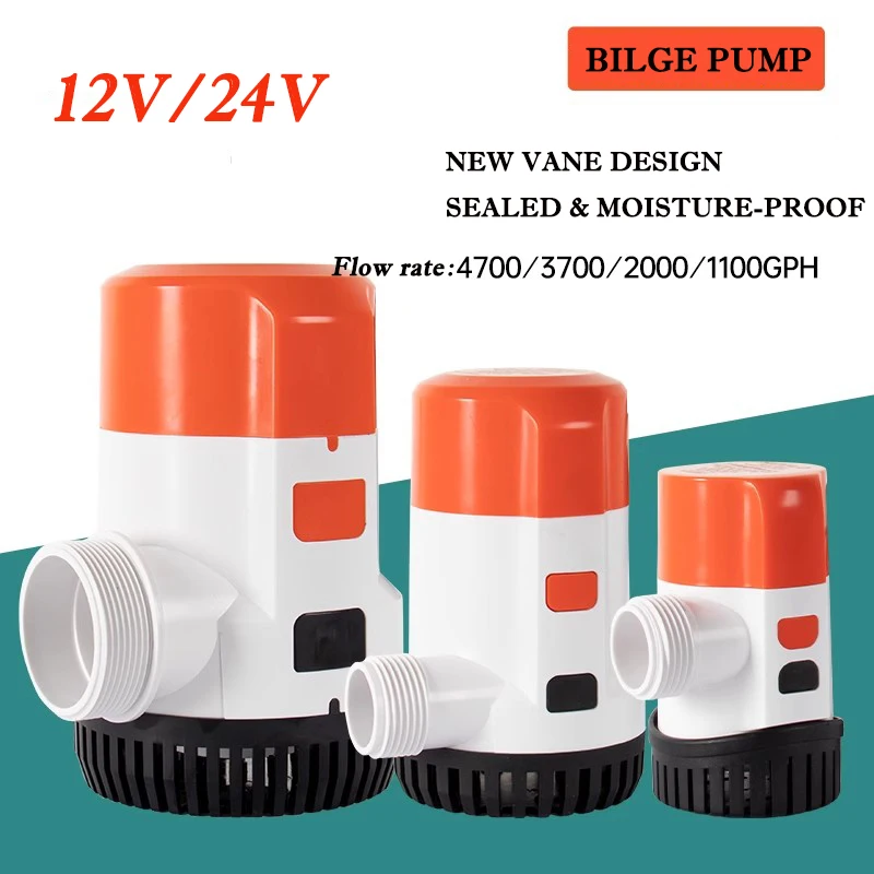 Автоматический лодочный погружной откачивающий насос, Электрический ...