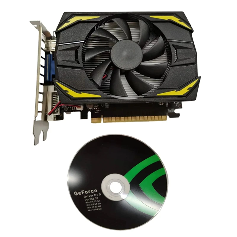 

GTX1050Ti Computer Graphics Cards 2GB 128Bit DDR5 Gaming Discrete Card PCI Express 2.0 Slot for Desktop Computer