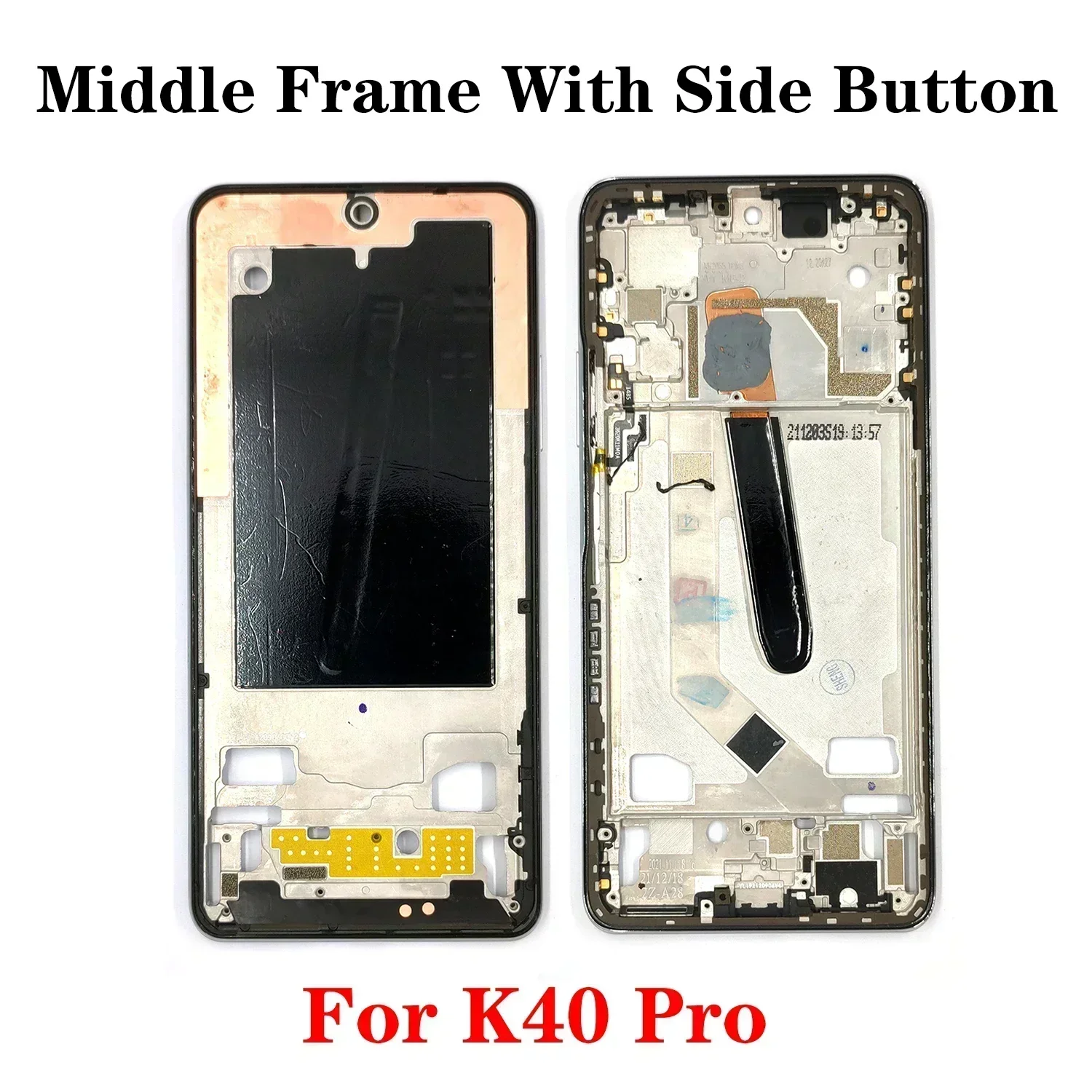 Шасси со средней рамкой лучшего качества для Xiaomi Redmi K40 Gaming K40K40 Pro K30 4G K30S K20, корпус передней рамки ЖК-дисплея, лицевая панель (art.: 3920ba3faeb85) - 3920ba3faeb85