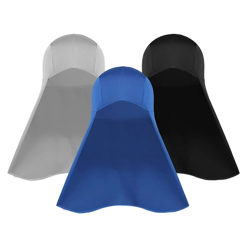 

New-3Pcs Hard Hat Neck Shade Elastic UV Protection Sun Shade Hat Neck Shield Neck Protector To Cover