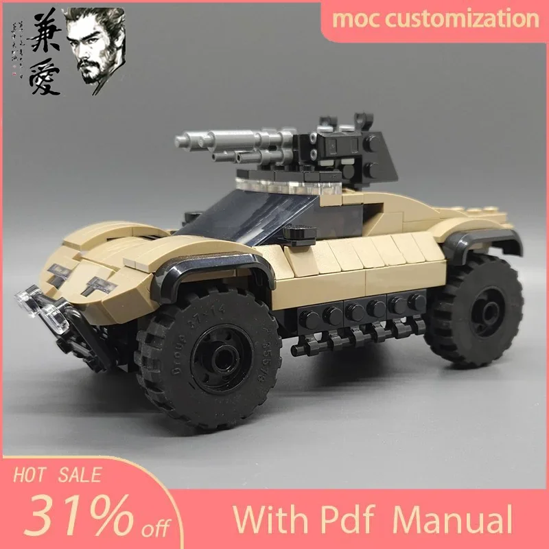 Фото 270 деталей MOC Speed Champion: Городской бронированный спортивный автомобиль 4x4, конструктор, гоночная техника, креативные игрушки для гаража, подарки для детей №1