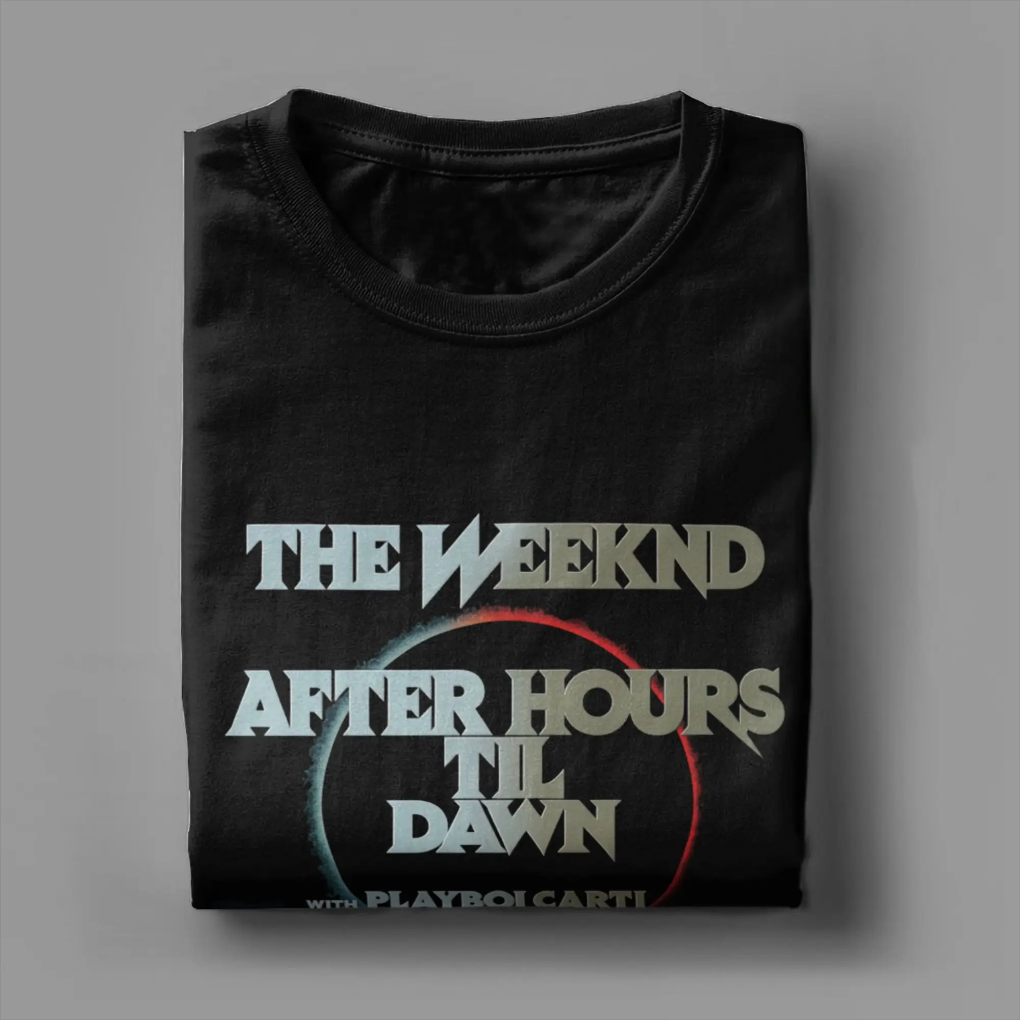 Фото Футболка After Hours Til Dawn Stadium Tour 2026 из хлопка для мужчин, винтажные дышащие трендовые футболки оверсайз, горячая распродажа №4