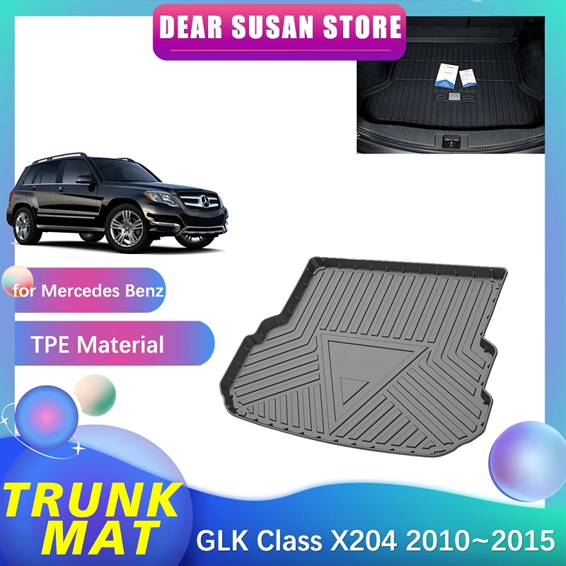 

Special Rear Trunk Mat for Mercedes Benz GLK Class X204 280 300 350 2010~2015 Waterproof Floor Pad Decoration Tray Accessories