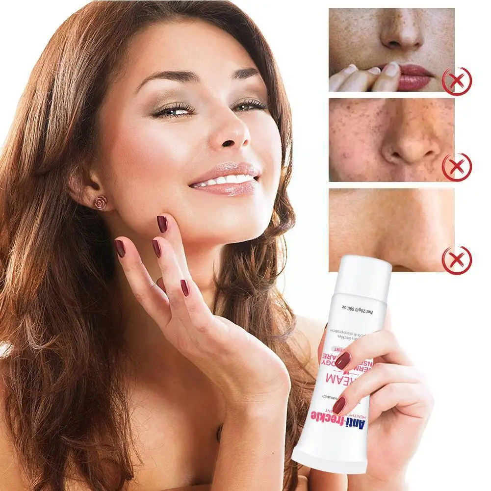 

20g Whitening Freckle Cream Remove Dark Spots Brighten Anti-Pigmentation Cream Skin Melasma Care Anti-Aging Face Be T9Z5