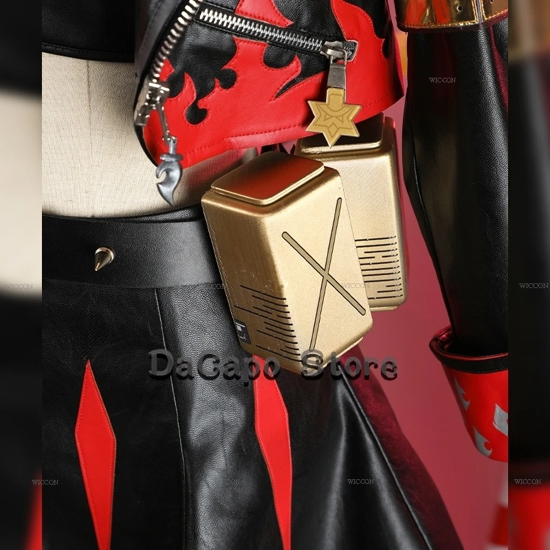 Zenless Zone Zero Burnice Whita Косплей Костюм Парик Девушки Наряд Аниме Женщина Сексуальная