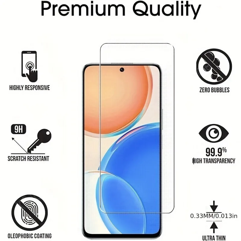 Фото 3 упаковки защитных пленок из закаленного стекла для Huawei Honor X6 X7 X8 X6a X7a X7b X8a X8b 8X X9B 10 Lite 9X Lite 50 70 90 Lite Models №2