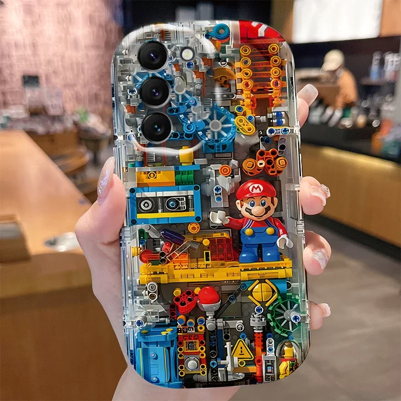 Фото Мягкий чехол с мультяшными грибами для Samsung Galaxy A33 A32 A31 A30 A20 A24 A23 A22 A21S A20S A14 A13 A12 5G A10S A04E A04 4G, чехол №2