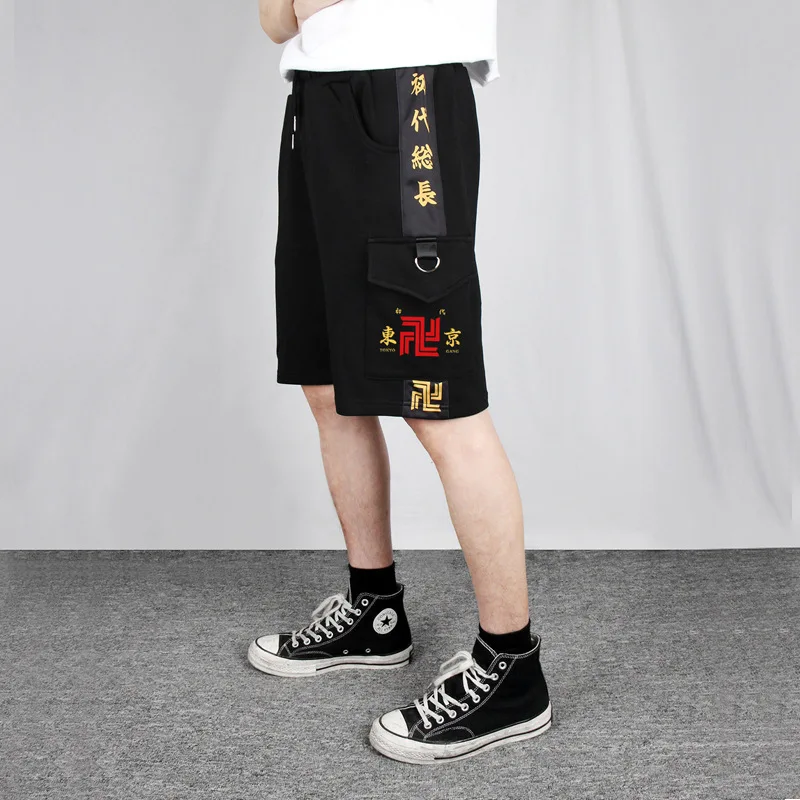 

Anime Tokyo Revengers Shorts Cosplay Costumes Fashion Leisure Beach Shorts Overalls Daily Clothing Daydress Unisex
