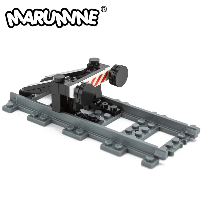 Marumine MOC строительные блоки для железной дороги набор строительных блоков с 53401