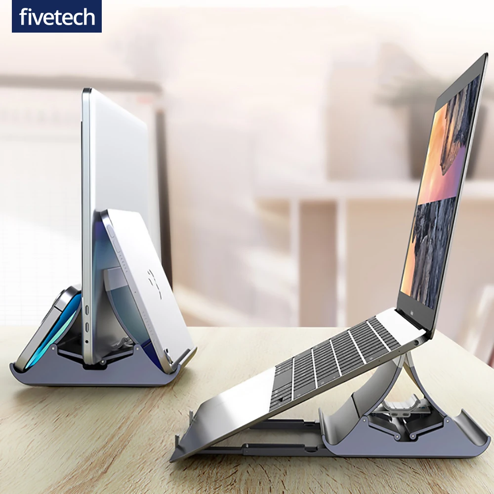 

Вертикальная подставка для ноутбука MacBook Air Pro, Автоматическая Индукционная Регулируемая подставка для рассеивания тепла для Xiaomi, Huawei