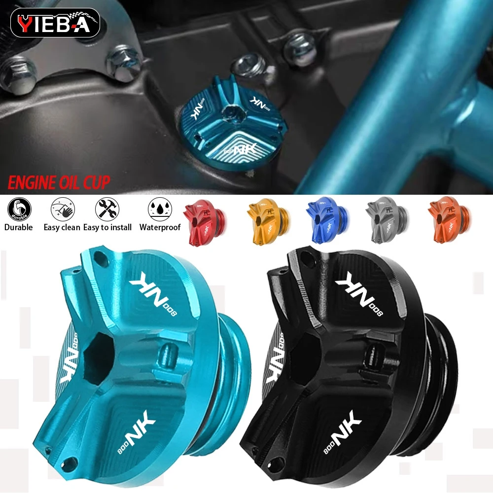 Bobines De Bras Oscillant 10 Mm Pour Moto 800 NK (2023-2025) - Vis Support Arrière - Couleur Orange
