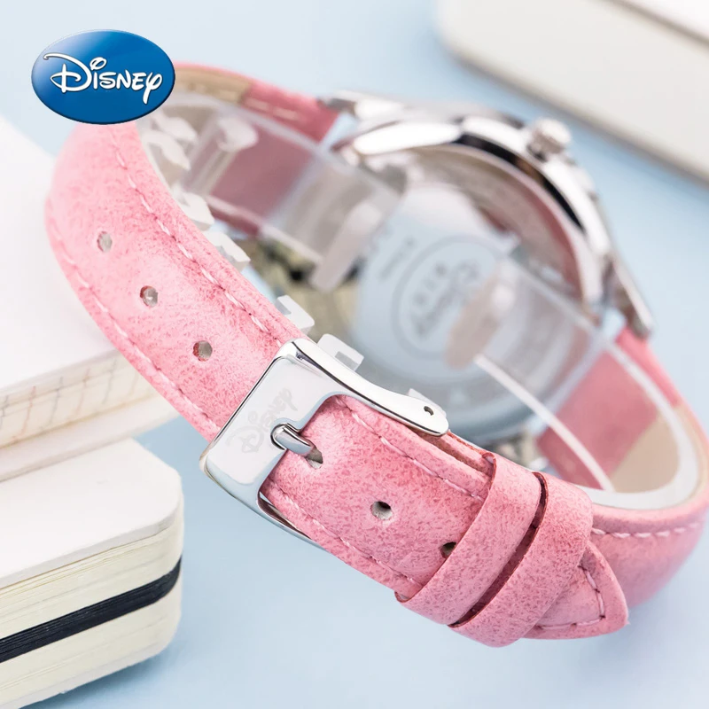 Disney Gift Mickey Girl Print Designer Quartz Watch Japan Qurtz Movt High Quality 30M Waterproof Clock Relogio Feminino enlarge