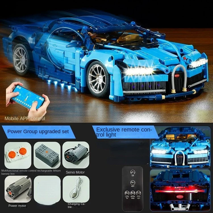 

2023 Roadster Building Blocks Super Racing Tech Building Blocks Brick models Super Speed Car Toys for children's birthday gifts