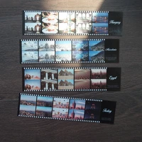 4 sheet travel city take photo pvc sticker design as gift tag gift seal decoration scrapbooking diy sticker
