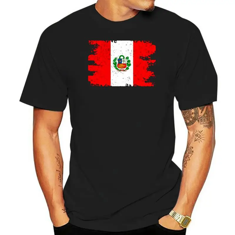 

Летняя футболка с надписью "Перу", "Патриотическая страна", женская модель, Мужская классная футболка, мужские футболки, 2022 мужские футболки