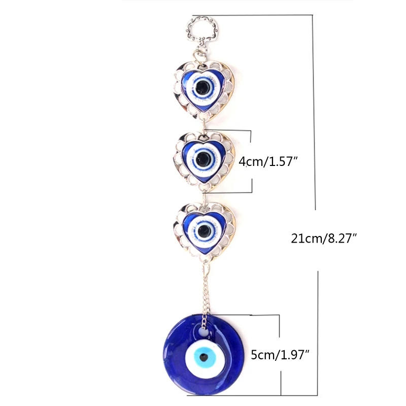 Турецкий синий для сглаза амулеты настенный кулон домашний декор сердце