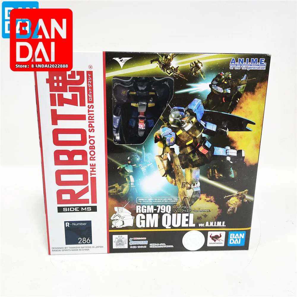 

Bandai Robot RGM-79Q Gm Quel PVC Action Figures 120mm Figurine Model Toys