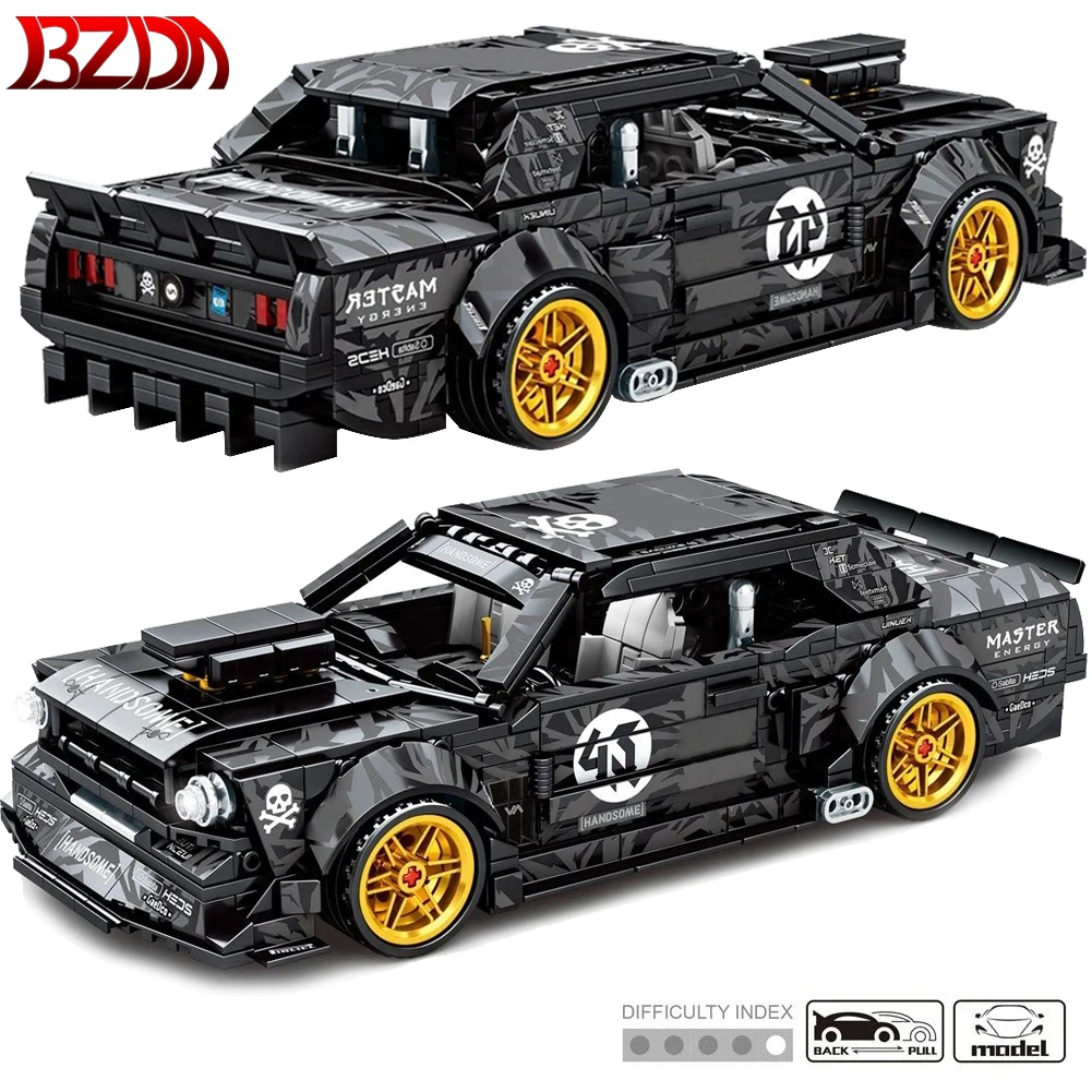 Скоростной Чемпион BZDA Ford Mustang игрушечная техническая гоночная модель автомобиля