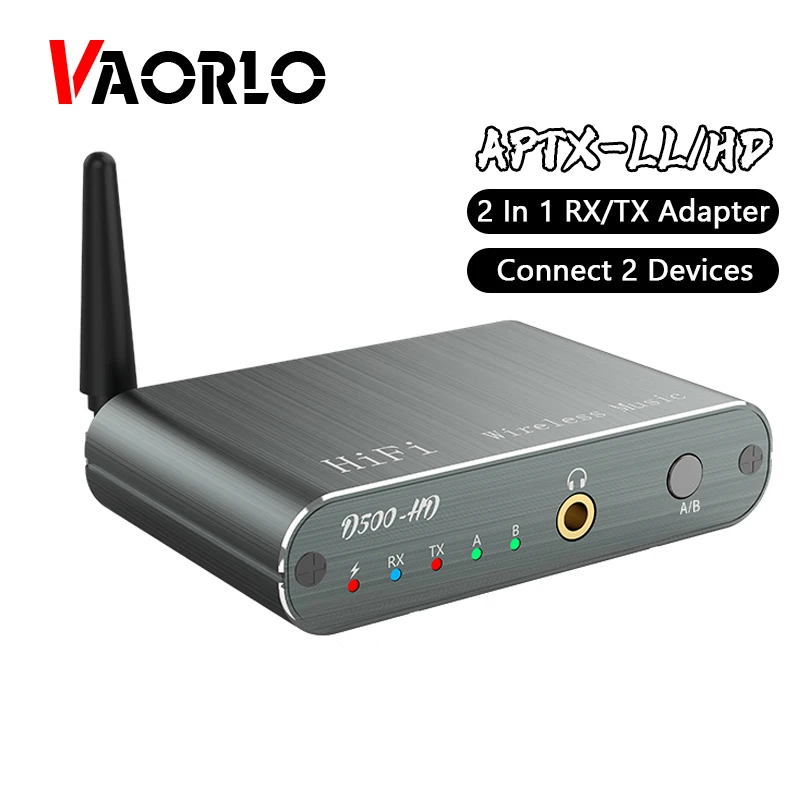 VAORLO QCC3040 Aptx-LL передача беспроводной адаптер 2 в 1 приемник передатчик Aptx-HD с 3 5 мм