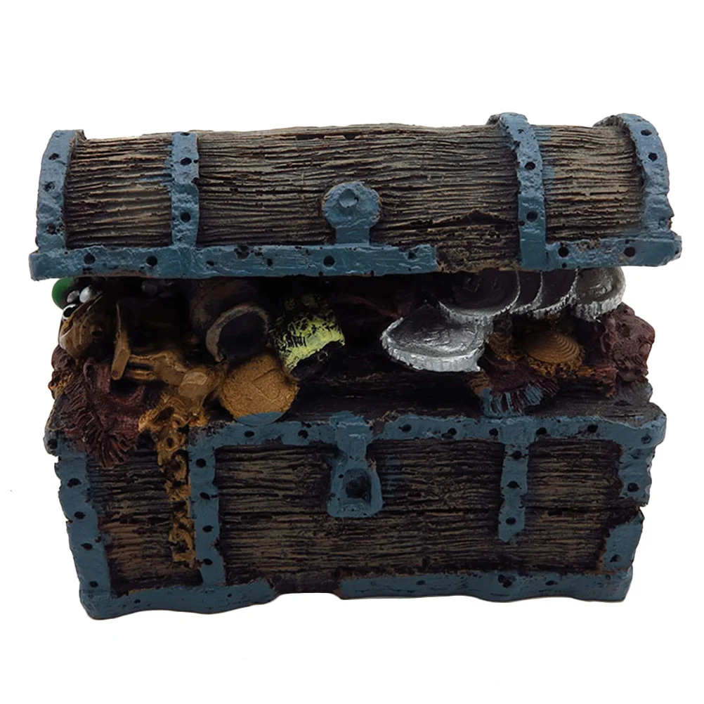 

Aquarium Underwater Simulation Treasure Chest Fish Tank Decorative Ornament