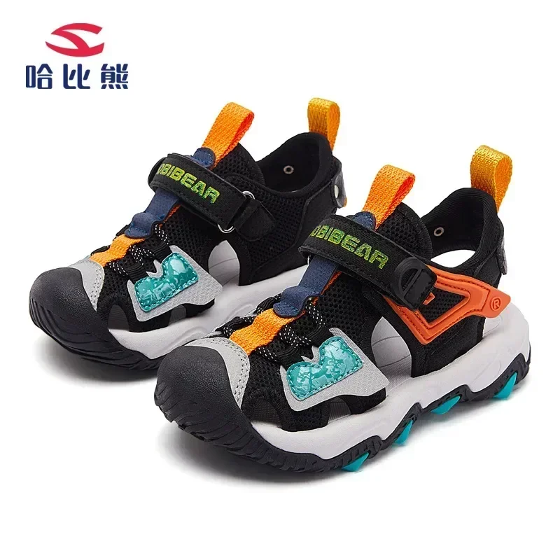 Сандалии детские летние нескользящая подошва пляжные босоножки для мальчиков и