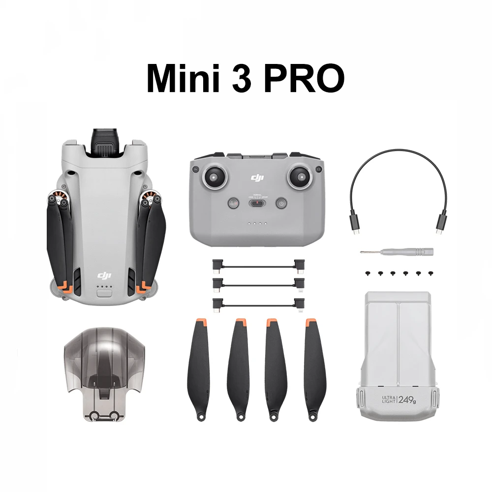 DJI Mini 3 Pro нет версии RC Оригинальная камера дроны менее 249 ГГц Макс 34 мин Время