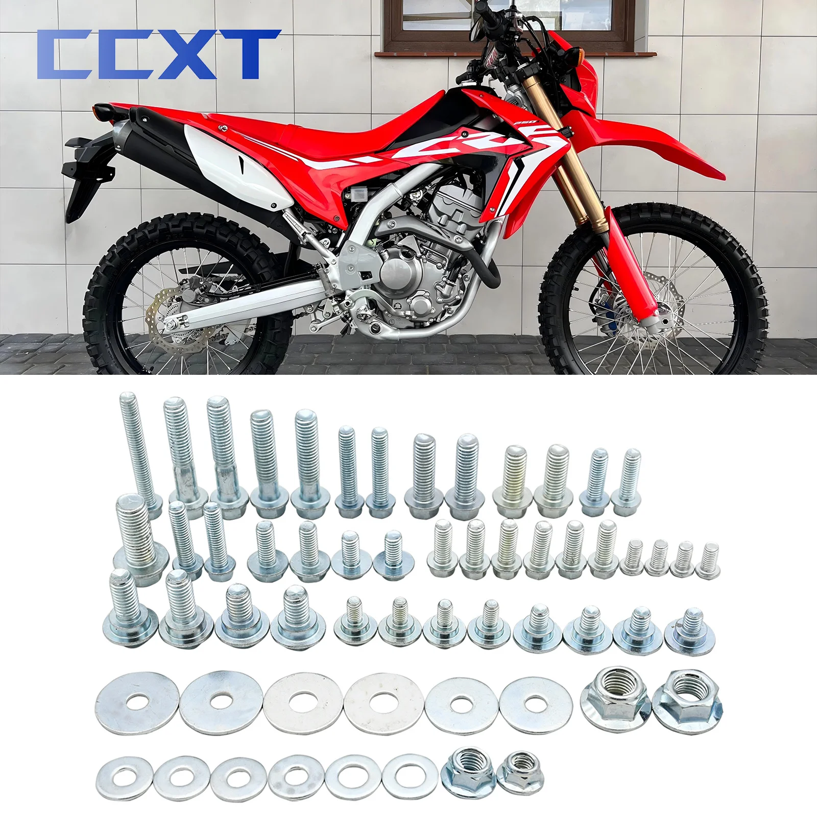 Комплект болтов для обтекателя крыла мотоцикла набор крепежных креплений Honda CRF50