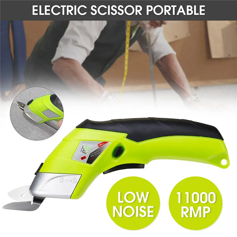 

Multipurpose 110V-220V Electric Scissors Cordless Chargeable Fabric Sewing Scissors Sharp-cutting Head Handheld Electric Tool