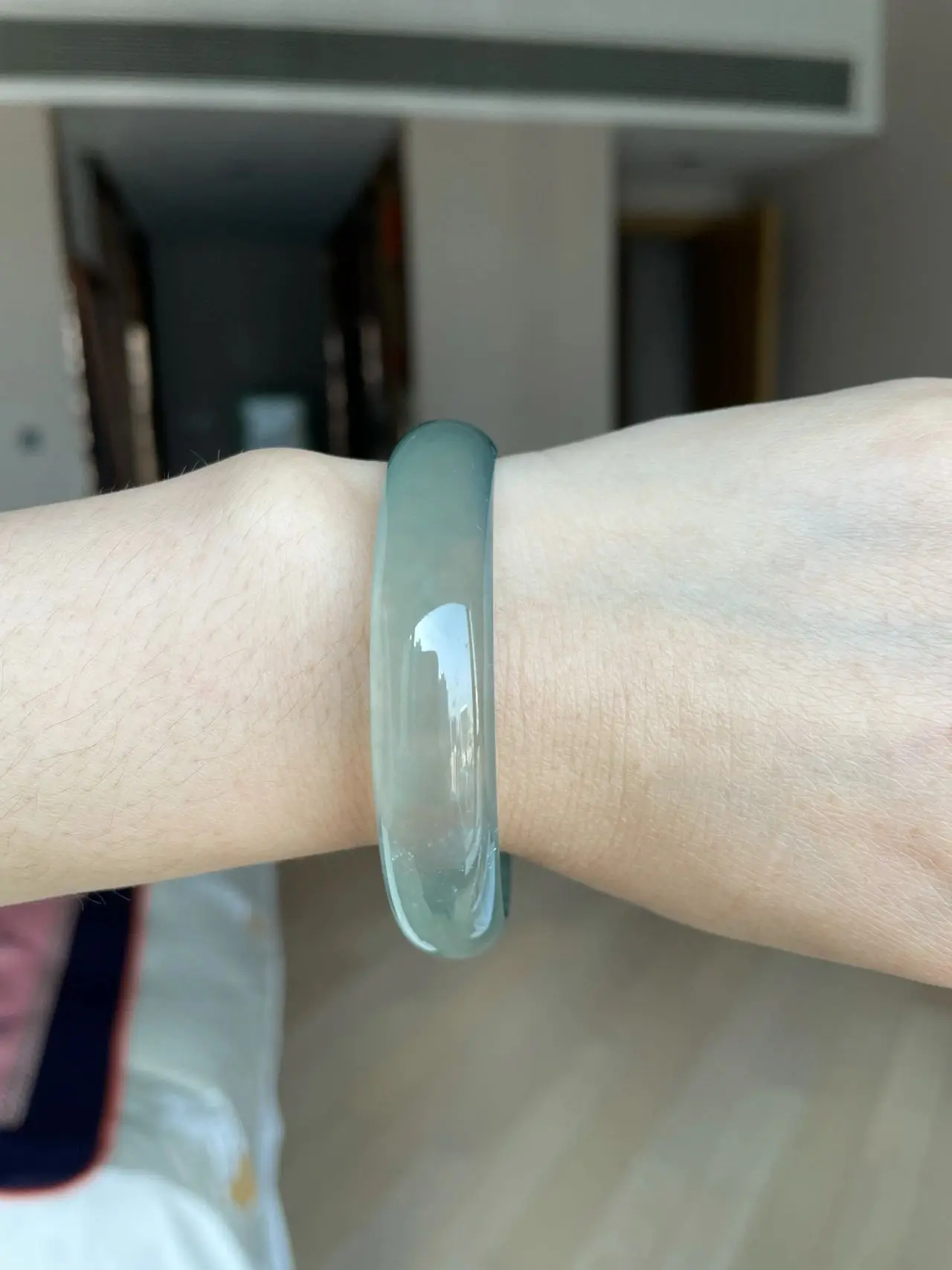 Нефритовый браслет из семян льда прозрачное водное дно положительный круг масло