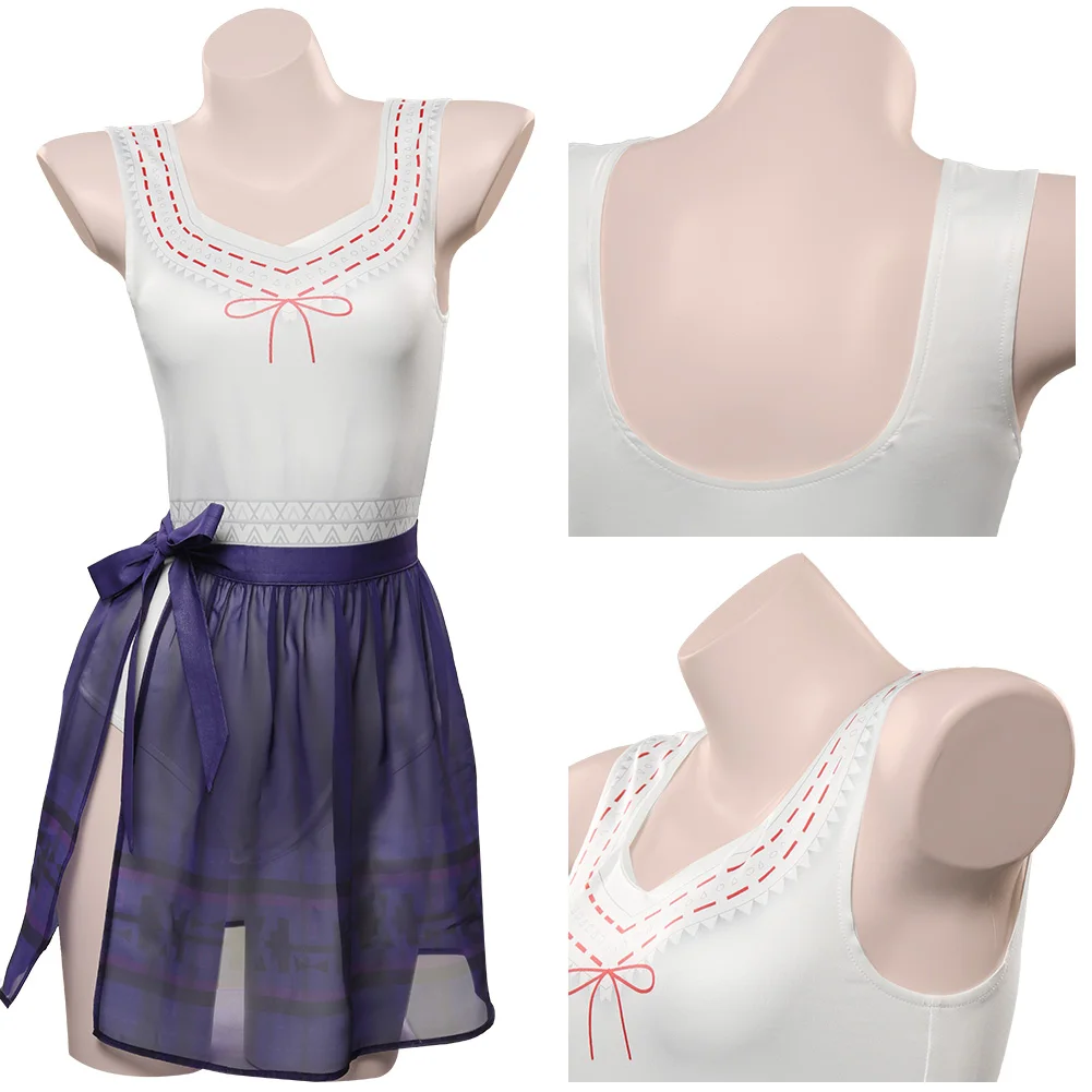 

Luisa Madrigal Swimsuit Cosplay Costume Jumpsuit Skirt Swimwear Outfits Halloween Carnival Suit