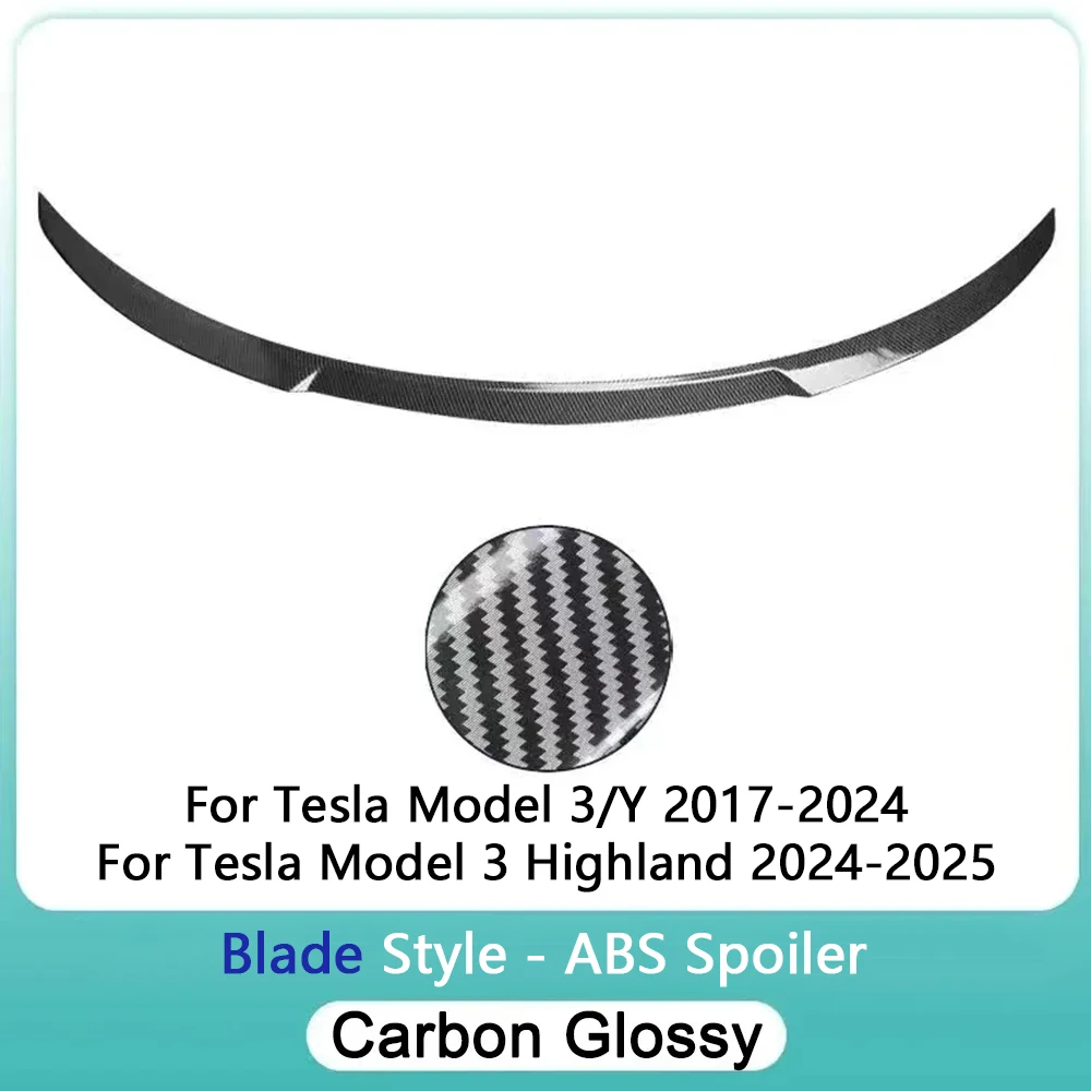 

Спойлер Model3 Highland, высокопроизводительная модельY, задние крылья, спойлеры багажника для Tesla Model 3/Y 2024, аксессуары, автозапчасти