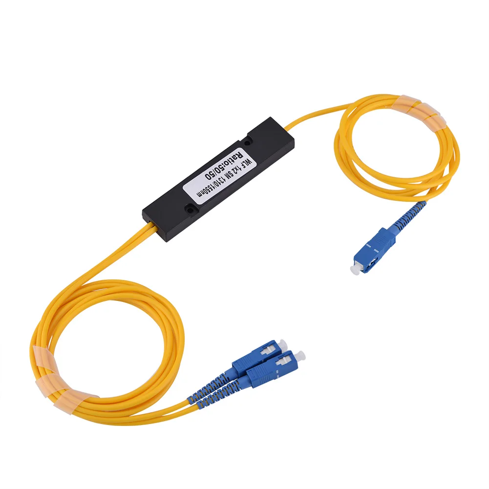 

1 To 2 Singlemode SC Optical Fiber Splitter Cable with SC-SC Connector 1 1 1