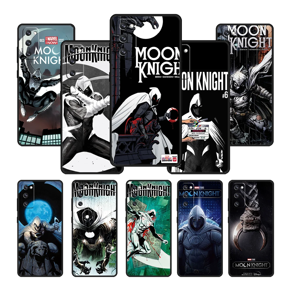 

Marvel Moon Knight Tv Show Cover Case for Samsung Galaxy S20FE S20 FE S22 S21 S10 S9 S8 S7 Plus Lite 5G Ultra Thin Casing TPU
